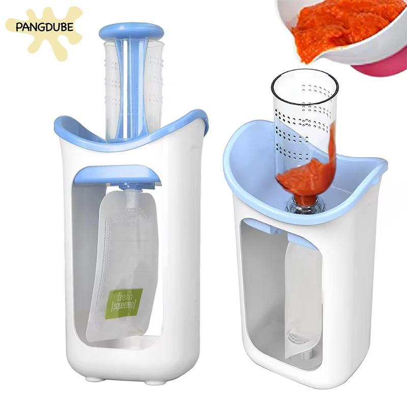 Baby Food Packaging - ベビーフルーツコンポート充填ステーション 10 個の食品ディスペンサーバッグ付きキッズフルーツスクイーズステーションベビーフードディスペンサーマシン