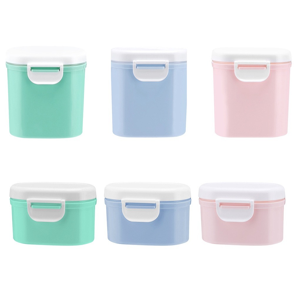 Baby Food Organizer - ベビーミルクパウダーコンテナボックス メルクポーダーコンテナ 食品保存ボックス 多層式幼児用食事用食品保存ボックス 小/大