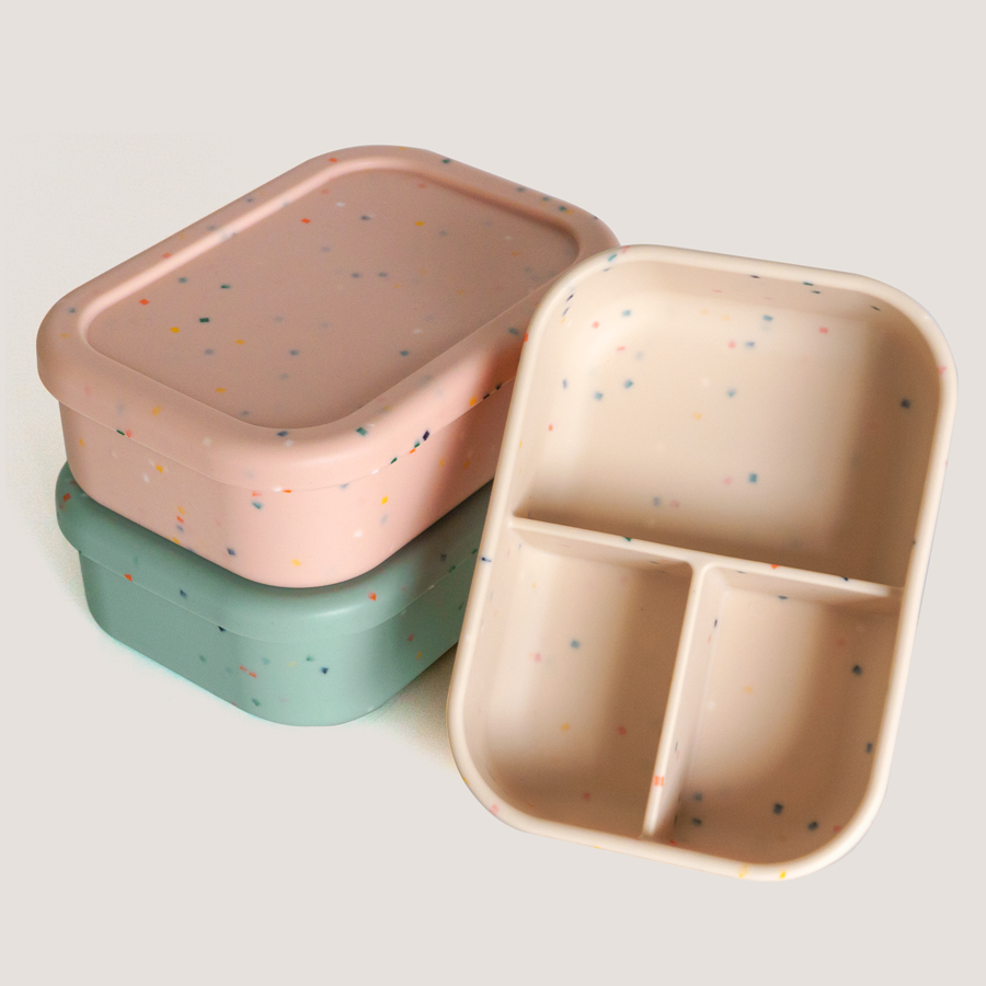 Baby Food Hero - 電子レンジ弁当箱、シリコンボウル、食器、食品収納容器、子供、学校、オフィス、赤ちゃんの授乳用弁当箱、1個