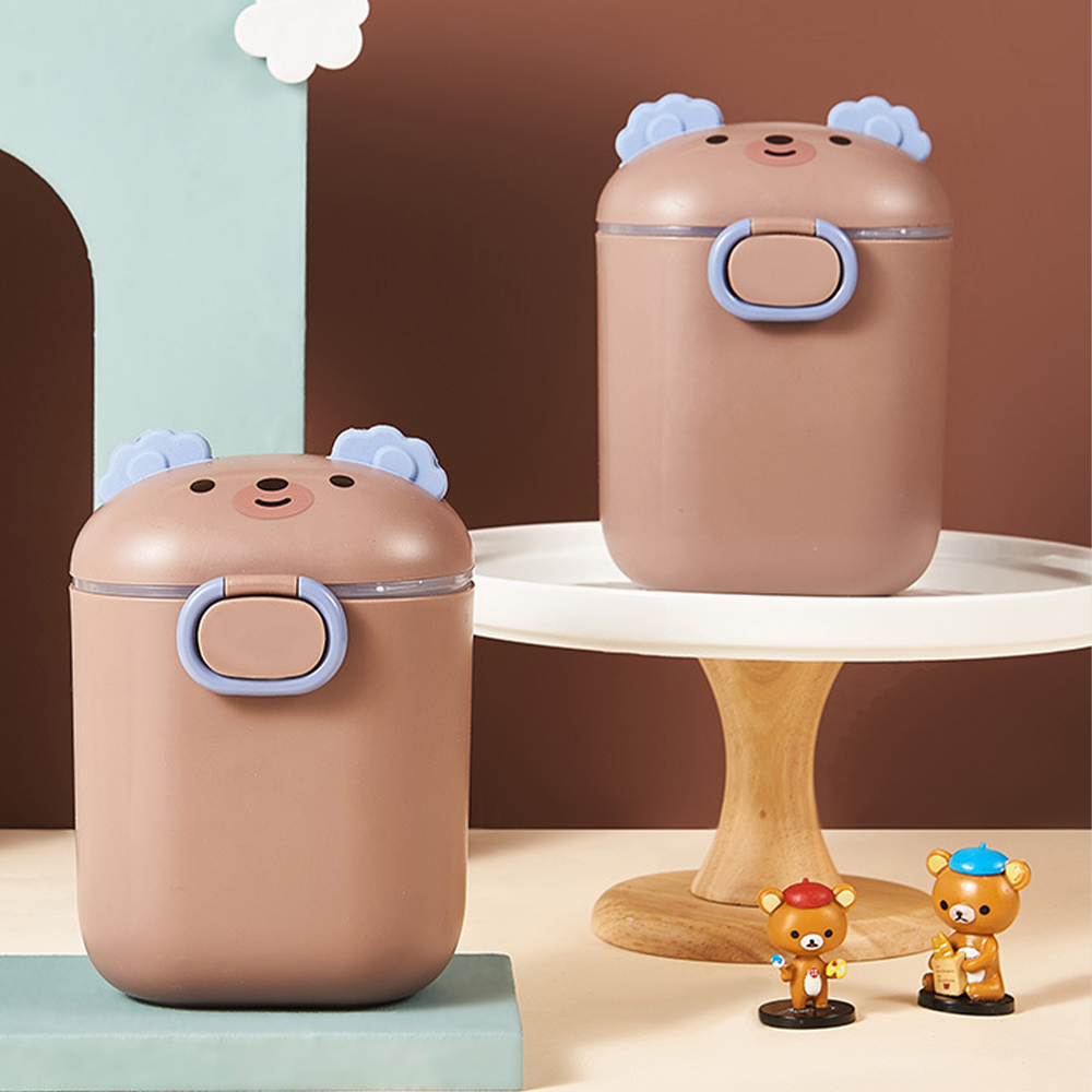 Baby Food Organizer - トラベルフォーミュラコンテナ、持ち運び可能なハンドル付き気密保存容器、ベビーシリアル用分割収納、必須ベビーフード