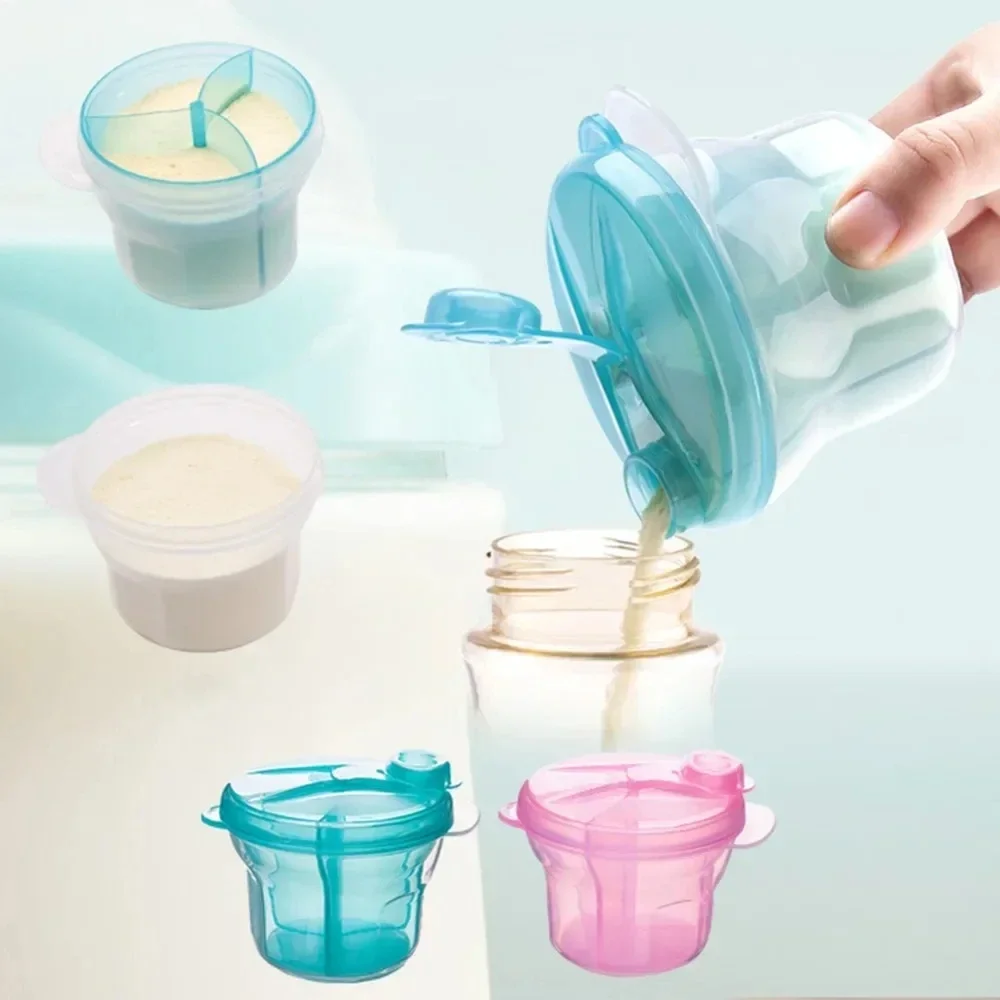 Baby Food Organizer - 乳児用粉ミルク用 3 グリッド ポータブル フォーミュラ ディスペンサー、ビスフェノール