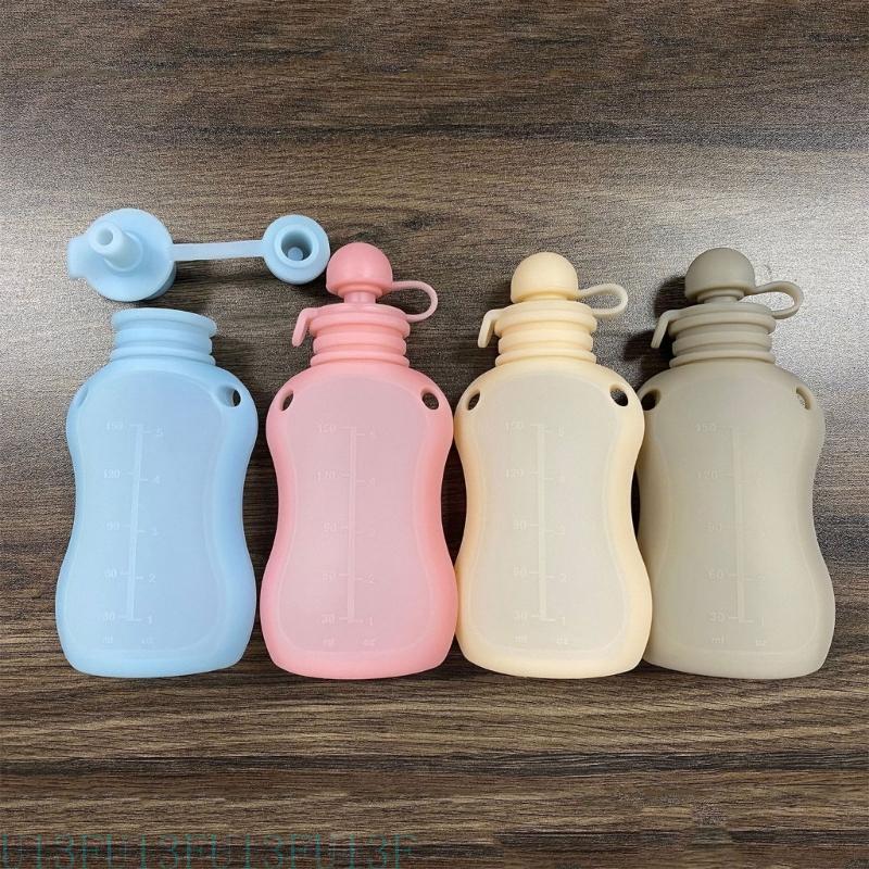 Baby Food Packaging - U13F 150ml補充可能なベビーフード収納バッグシリコンミルクコンギーポーチリークプルーフ