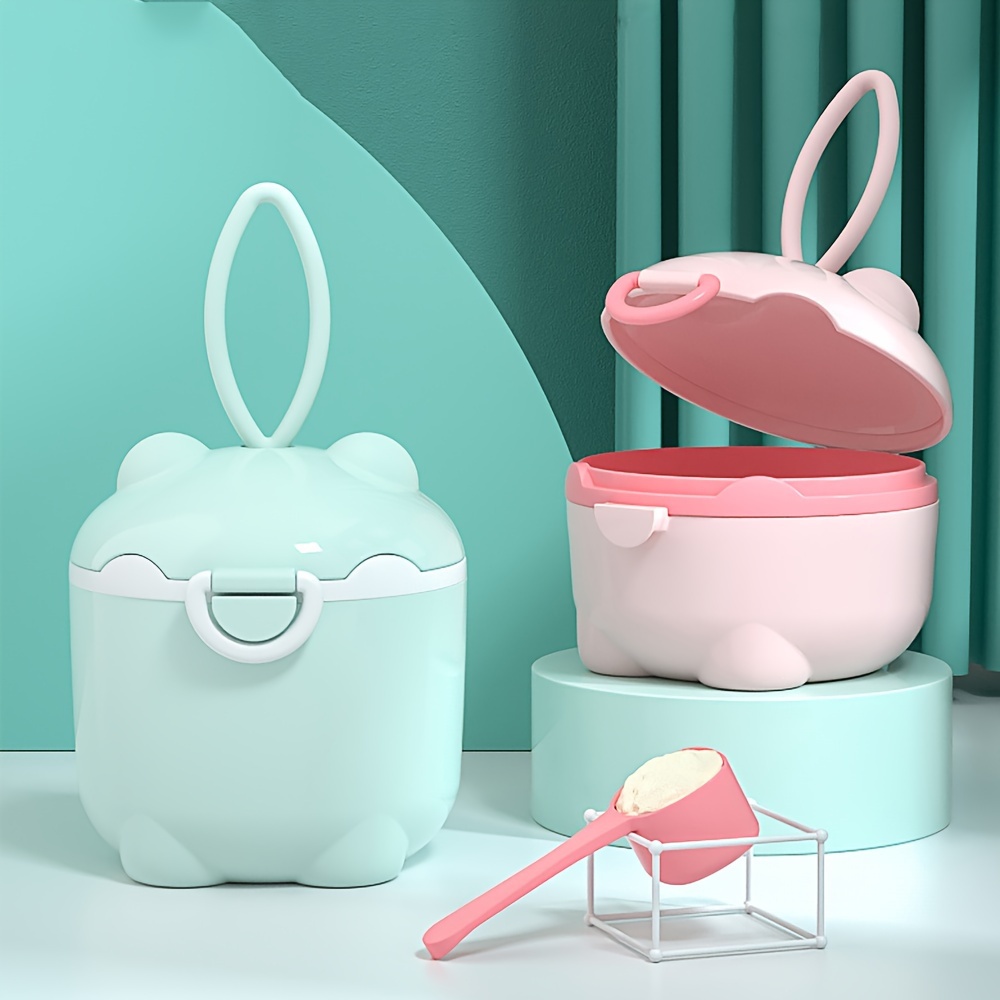Baby Food Organizer - 1pc ポータブル 4 層粉ミルクボックス、粉ミルク容器、食品保存スナック回転ボックス