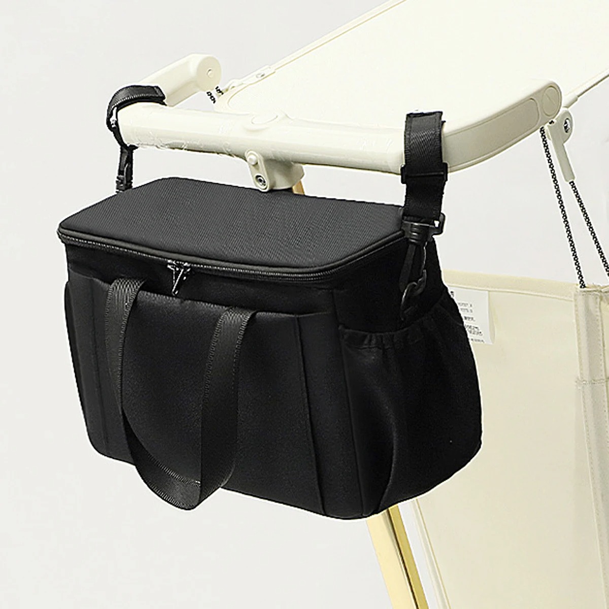 Baby Food Organizer - ベビーカーオーガナイザーバッグ ママ 大容量 トラベルハンギングバッグ ボトルホルダー ベビーカーおむつバッグ
