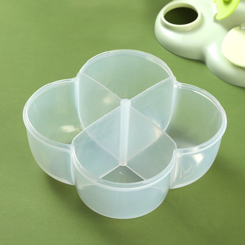 ポータブルクローバー4コンパートメント粉ミルクキャニスター、 - Baby Food Jars With Lids のレビューと価格