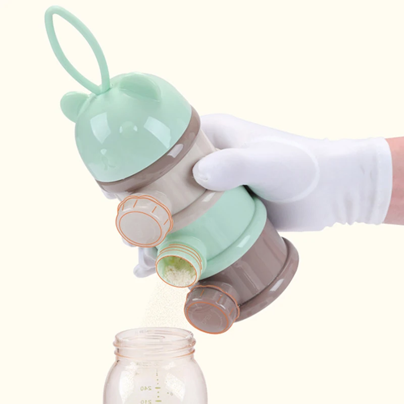 取り外し可能なベビーミルクパウダー収納ボックス幼児 4 グリ - Baby Food Hero のレビューと価格