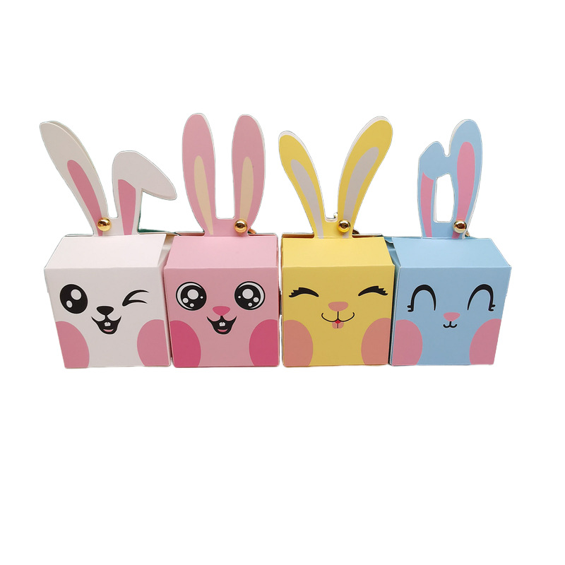 12/24 個漫画ウサギのキャンディボックスハッピーイースタ - Baby Food Packaging のレビューと価格