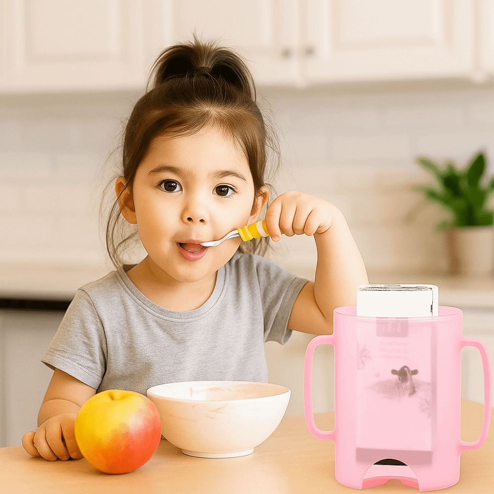 ポータブルプラスチックスクイーズポーチホルダー 快適な再利用 - Baby Food Reusable Pouches のレビューと価格
