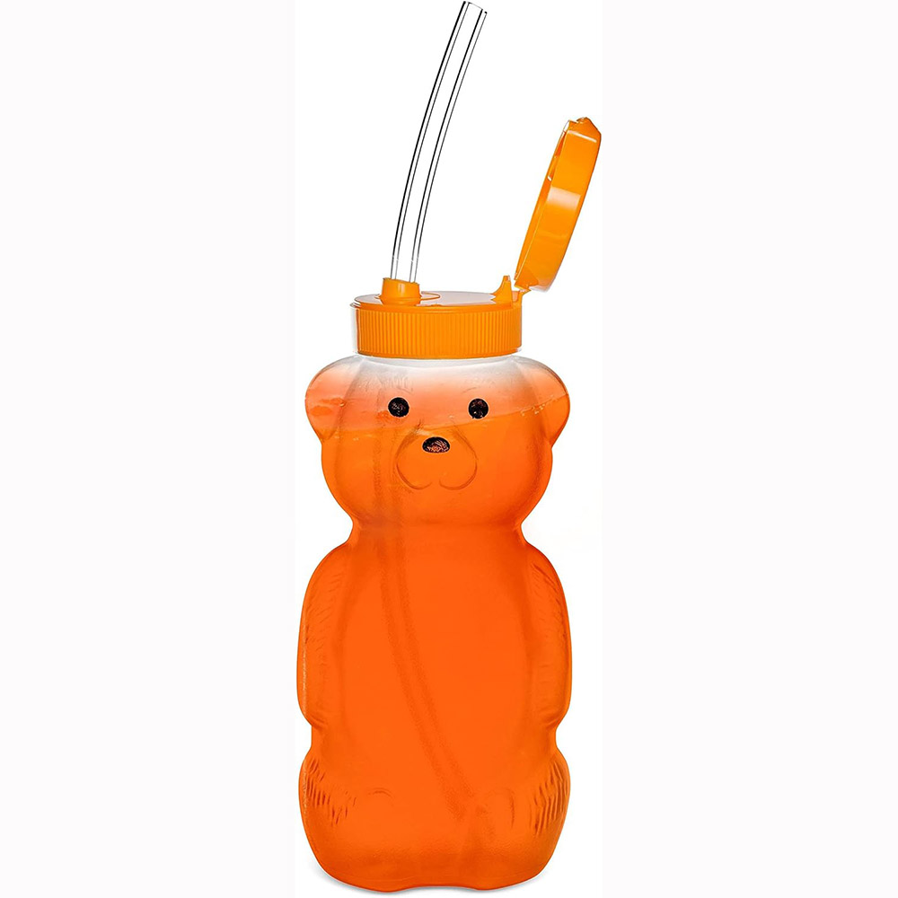 赤ちゃん用ハニーベアストローカップ、絞り可能な療法と特別なニ - Baby Food Jars With Lids のレビューと価格