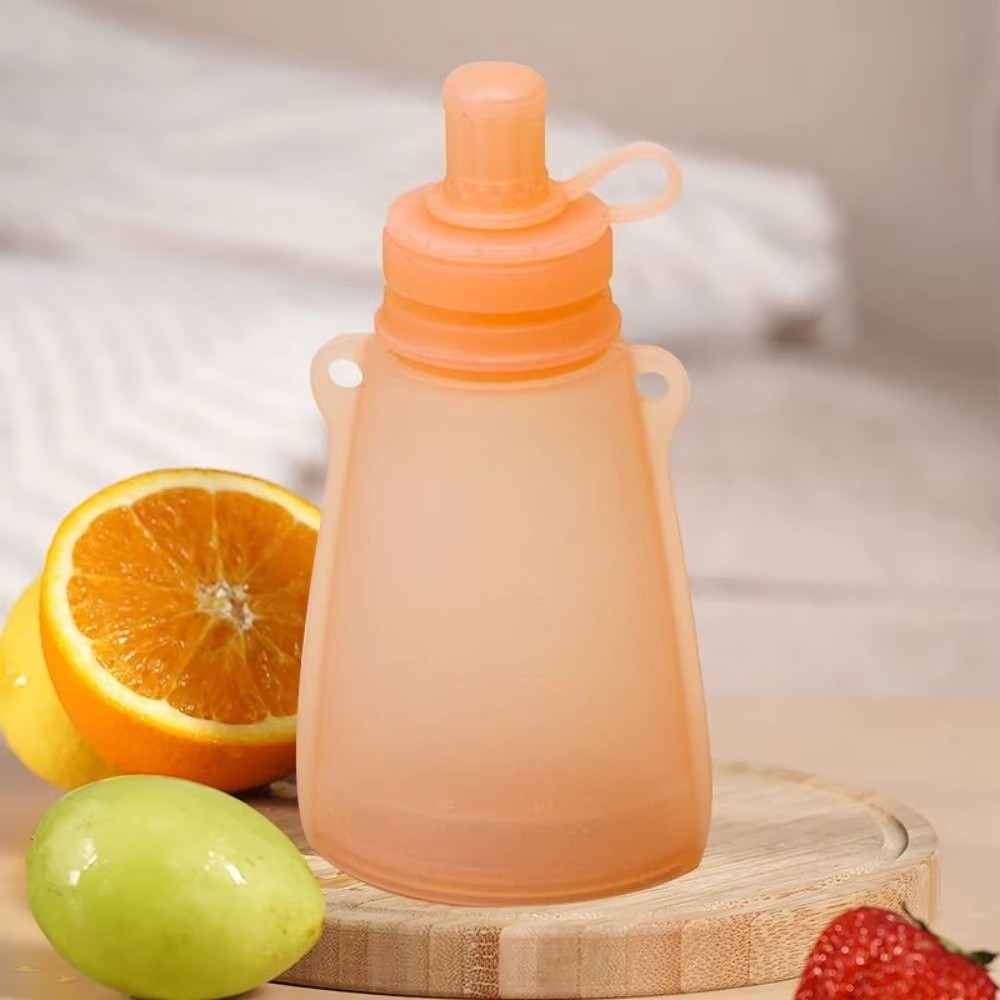 BPAフリー食品パウチ、漏れ防止シール、詰め替え可能なデザイ - Baby Food Reusable Pouches のレビューと価格