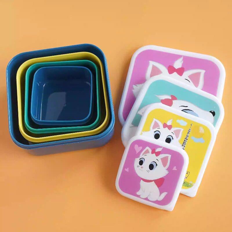 かわいい漫画の動物柄弁当箱子供のポータブルフルーツボックス子 - Baby Food Organizer のレビューと価格