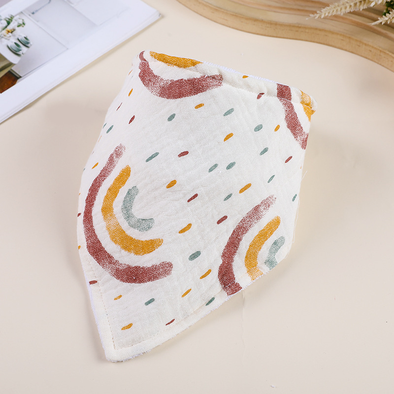 ベビーコットンよだれかけ三角形唾液タオルソフト無地げっぷ布エ - Baby Food Apron のレビューと価格