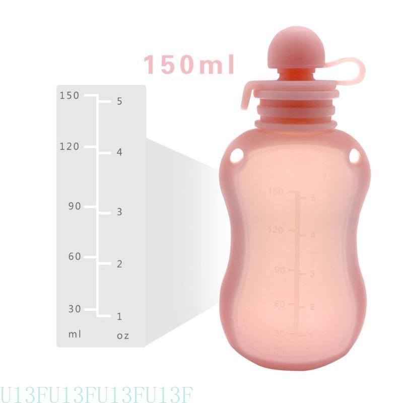 U13F 150ml補充可能なベビーフード収納バッグシリコン - Baby Food Packaging のレビューと価格