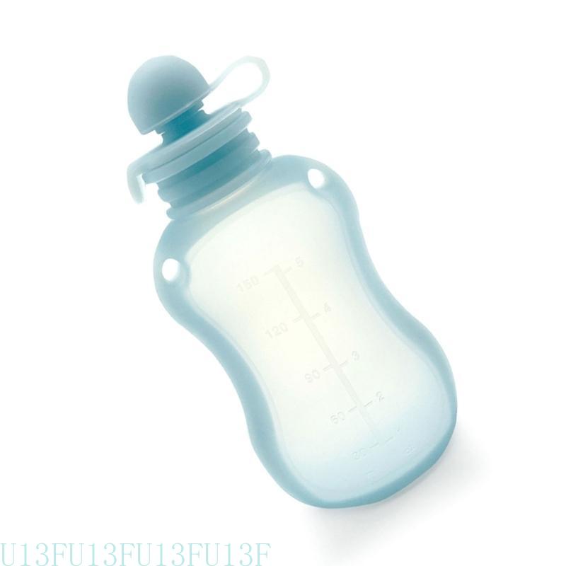 U13F 150ml補充可能なベビーフード収納バッグシリコン - Baby Food Packaging のレビューと価格