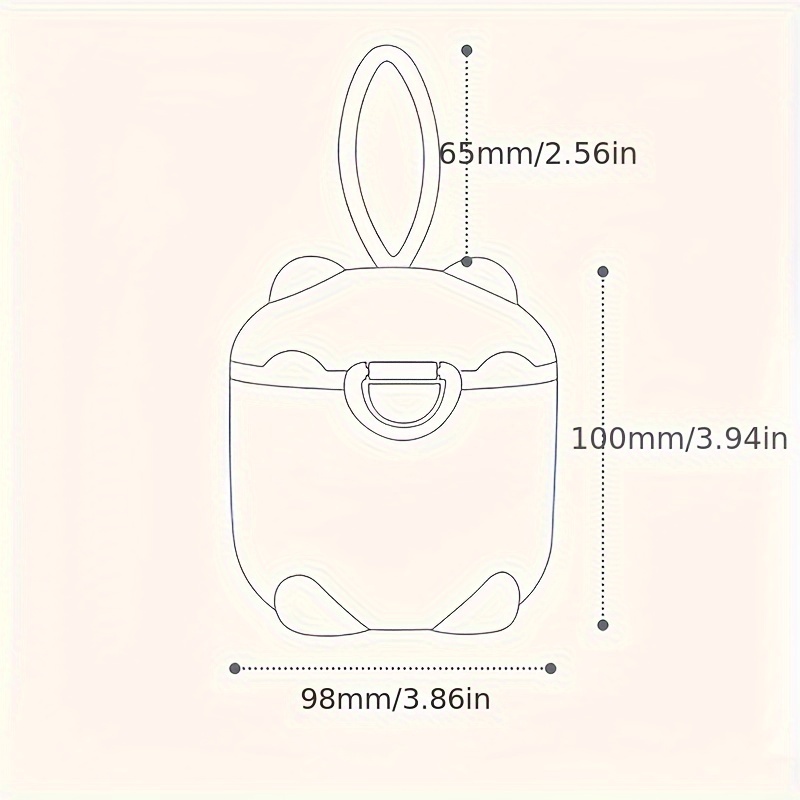 1pc ポータブル 4 層粉ミルクボックス、粉ミルク容器、食 - Baby Food Organizer のレビューと価格
