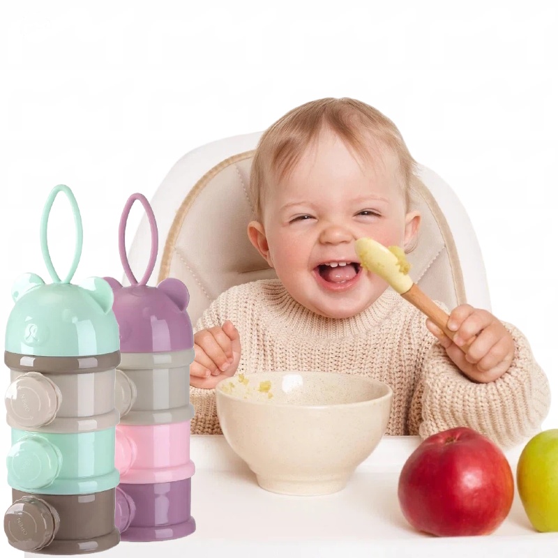 3/4 層ベビーポータブルベビーフード収納ボックス複数の開口 - Baby Food Organizer のレビューと価格