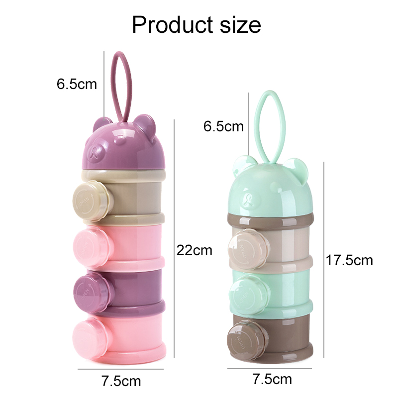 3/4 層ベビーポータブルベビーフード収納ボックス複数の開口 - Baby Food Organizer のレビューと価格