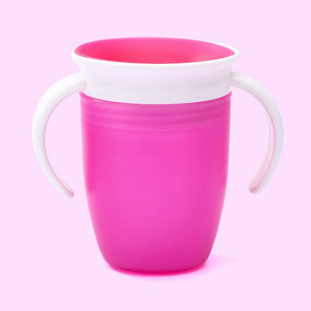 360 度回転可能ベビー学習ドリンクカップダブルハンドルフリ - Baby Food Jars With Lids のレビューと価格