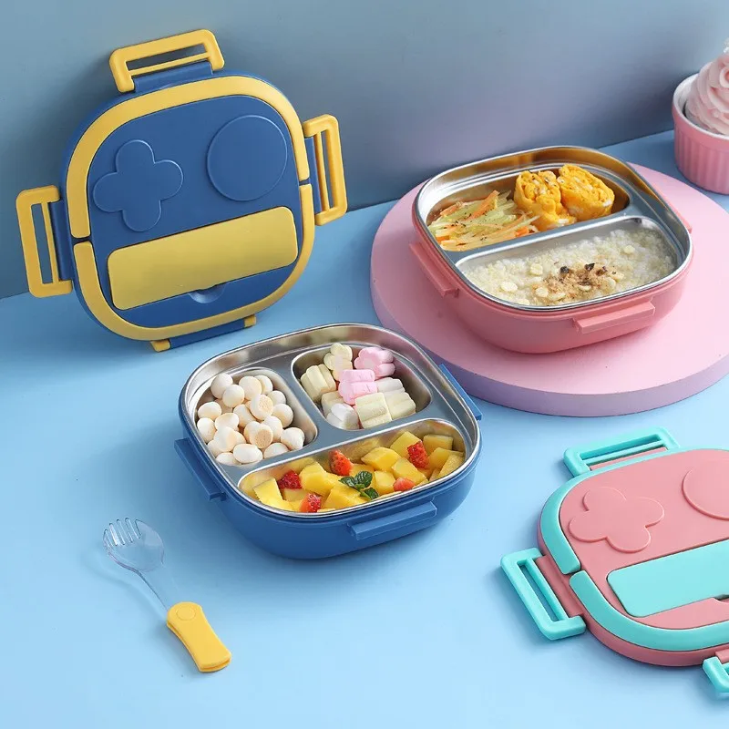 弁当箱外出食器 304 ポータブルステンレス鋼弁当箱ベビー児 - Baby Food Hero のレビューと価格