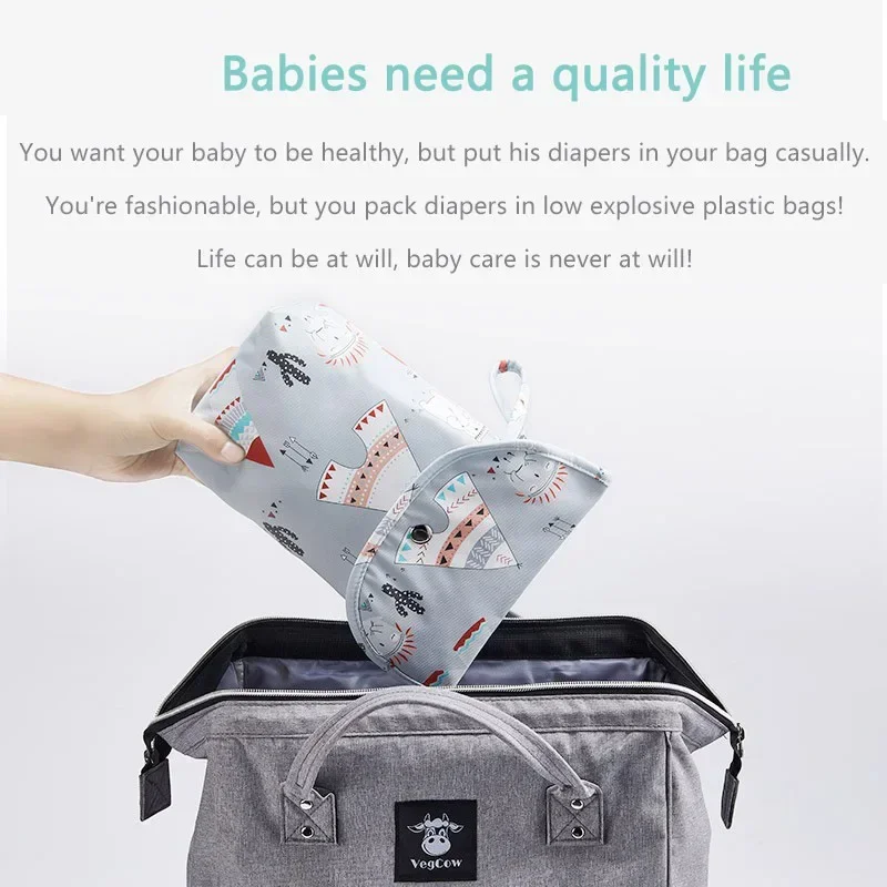 ベビーおむつバッグオーガナイザー再利用可能な防水ウェット/ド - Baby Food Organizer のレビューと価格